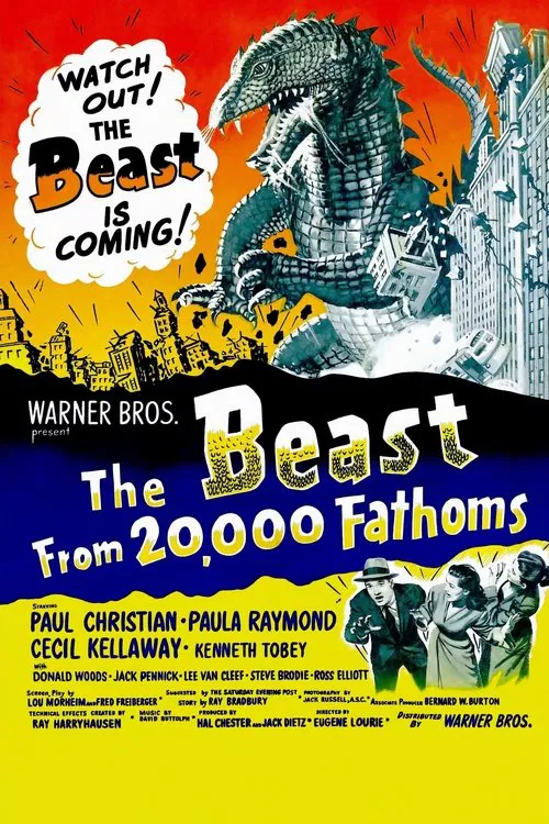 The Beast from 20,000 Fathoms movie poster