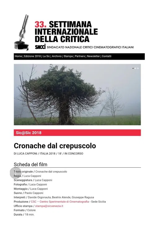 Cronache dal crepuscolo movie poster