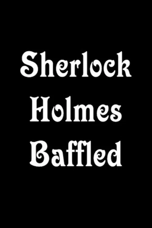 Poster do filme Sherlock Holmes Baffled