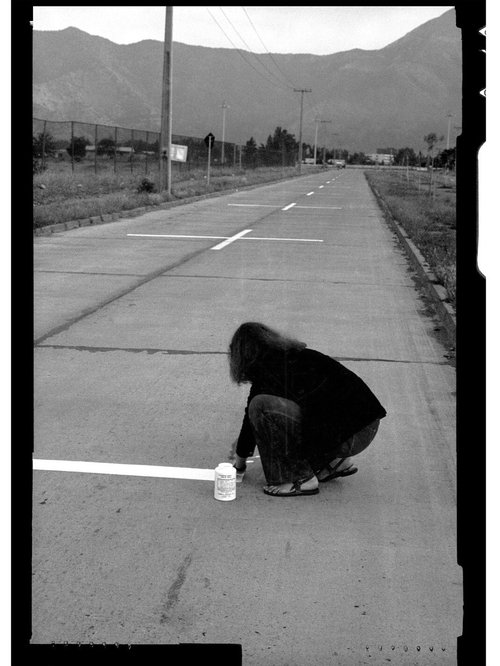 Una milla de cruces sobre el pavimento movie poster