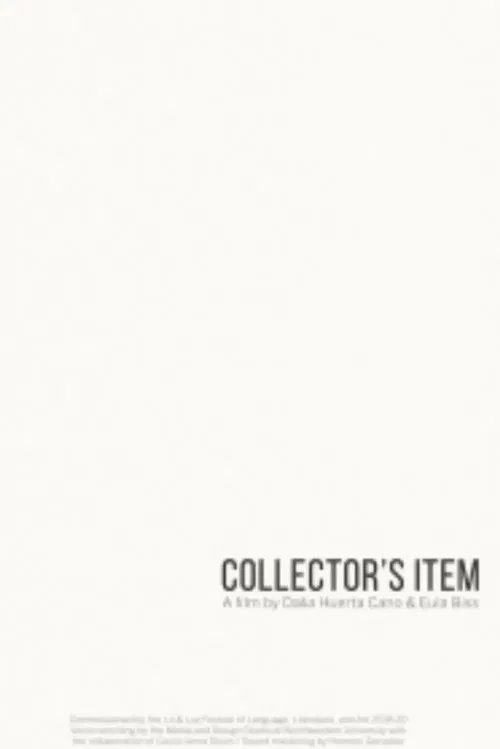 Collector's Item movie poster