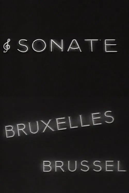 Sonate in Brussel movie poster