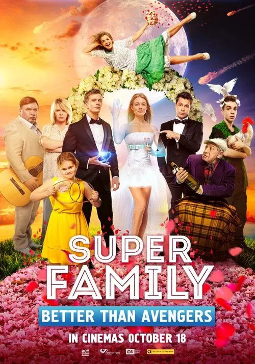 Super Family. Better Than Avengers movie poster