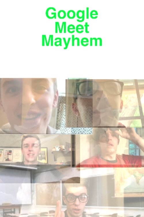 Google Meet Mayhem movie poster