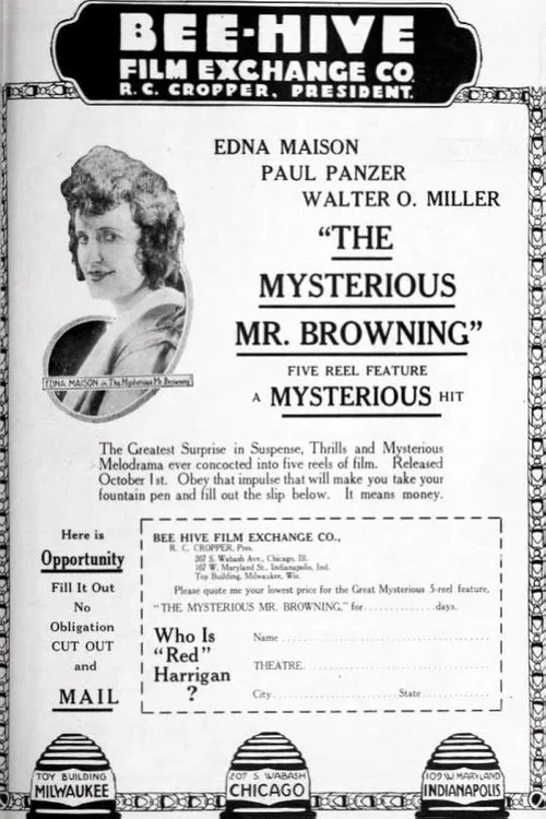 The Mysterious Mr. Browning movie poster