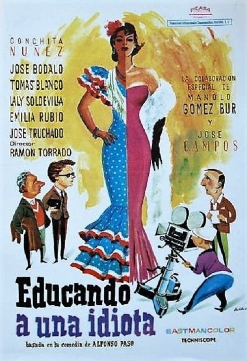 Educando a una idiota movie poster