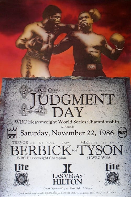 Mike Tyson vs Trevor Berbick movie poster