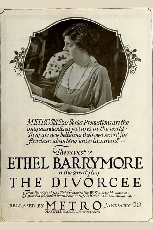 The Divorcee movie poster
