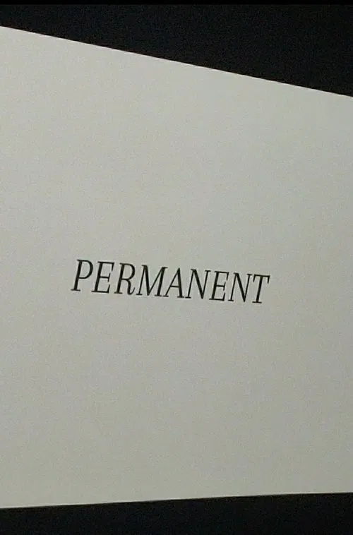Permanent movie poster