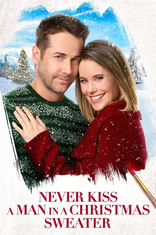 Never Kiss a Man in a Christmas Sweater movie poster