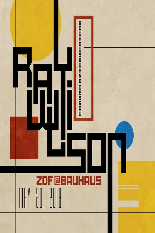 Ray Wilson : ZDF@Bauhaus movie poster