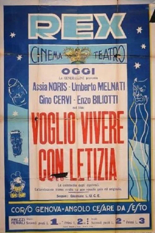 Voglio vivere con Letizia movie poster