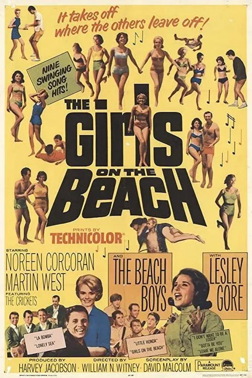 The Girls on the Beach movie poster