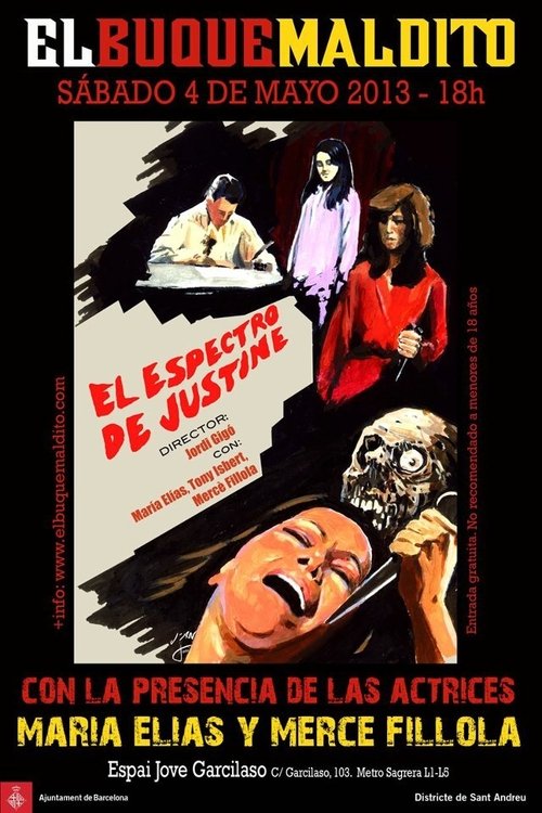 El espectro de Justine movie poster