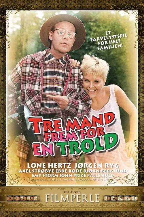 Tre mand frem for en trold movie poster