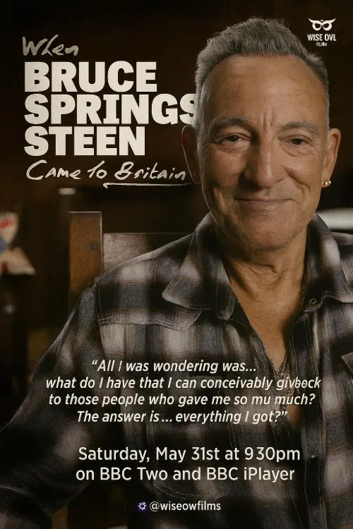 When Bruce Springsteen Came to Britain movie poster