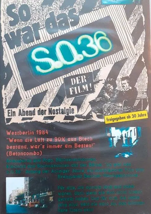 Poster do filme Such Was the S.O. 36