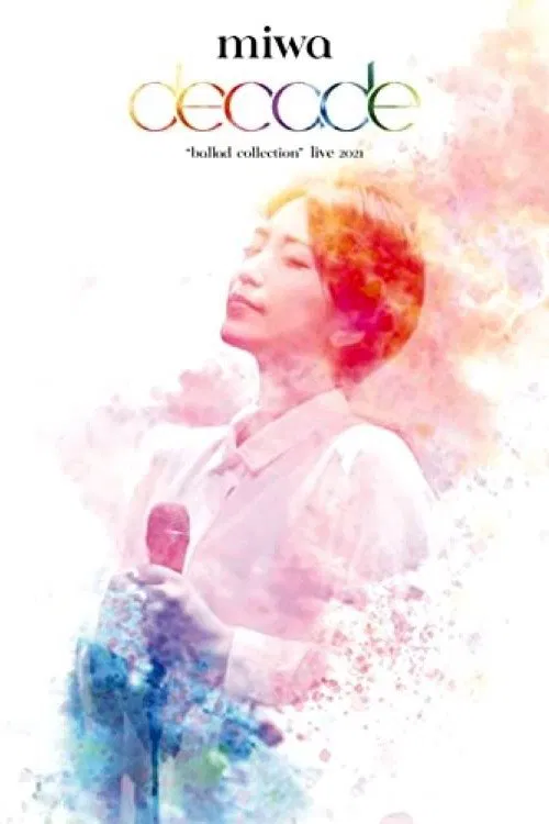 miwa "ballad collection" live 2021～decade～ movie poster