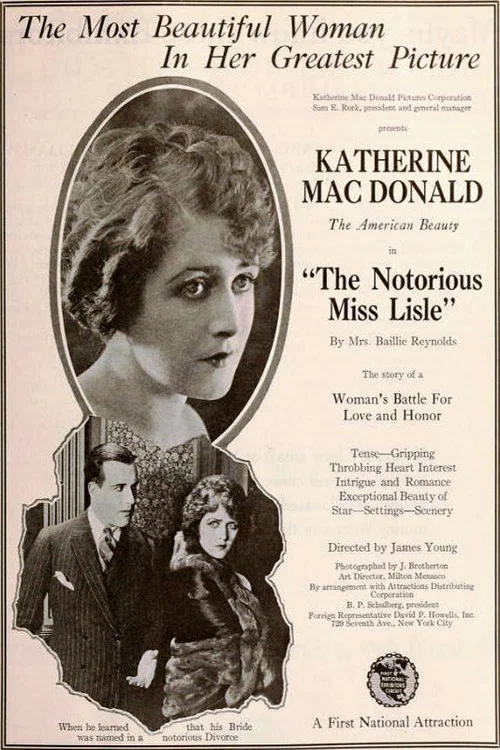 Notorious Miss Lisle movie poster