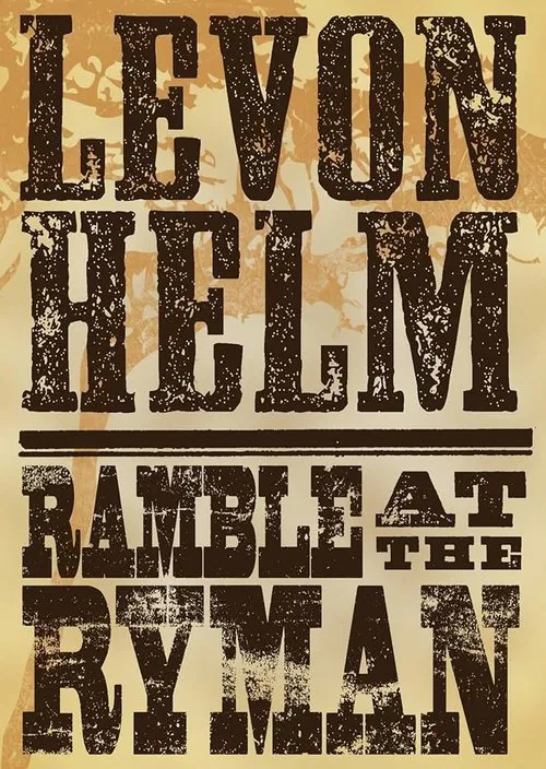 Levon Helm Ramble At The Ryman movie poster
