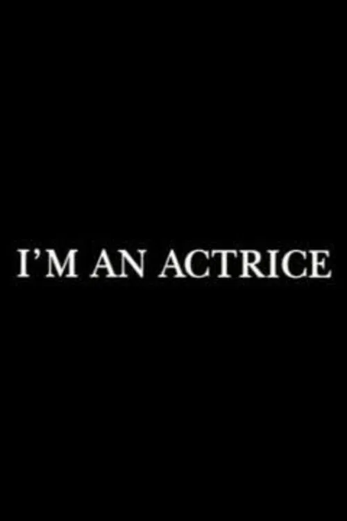 I'm an actrice movie poster