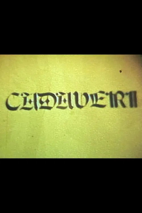 Cadaveri movie poster