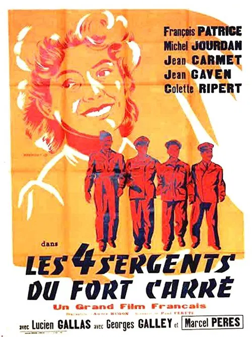 Les quatre sergents du Fort Carré movie poster