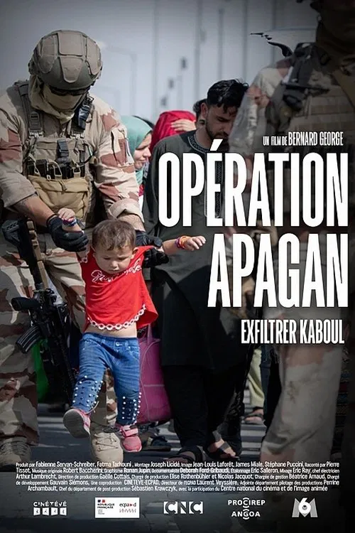 Opération Apagan, exfiltrer Kaboul movie poster