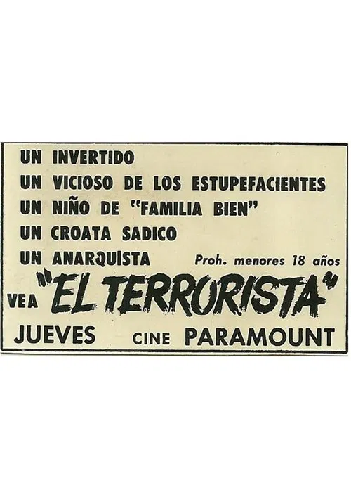 El terrorista movie poster