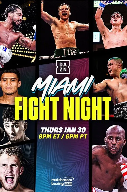 DAZN Miami Fight Night movie poster