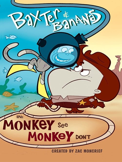 Baxter and Bananas in Monkey See Monkey Don't movie poster