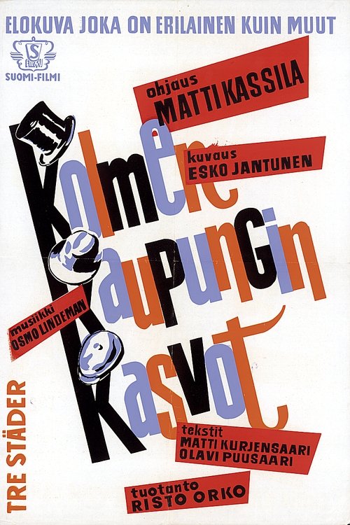 Kolmen kaupungin kasvot movie poster
