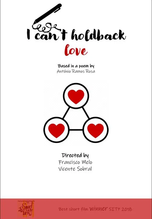 I can't hold back love movie poster