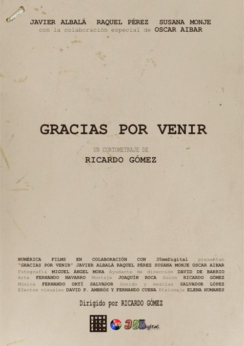Gracias por venir movie poster