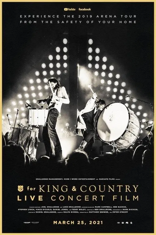 The For King & Country Live Concert Film movie poster