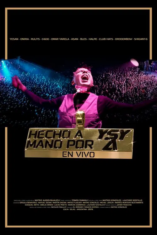 YSY A: HECHO A MANO EN VIVO movie poster