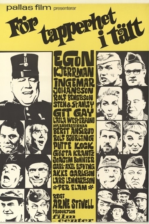 För tapperhet i tält movie poster