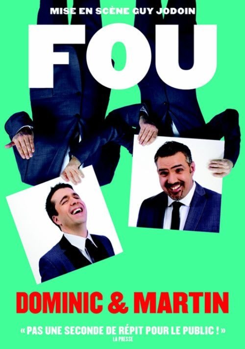 Dominic et Martin : Fou movie poster