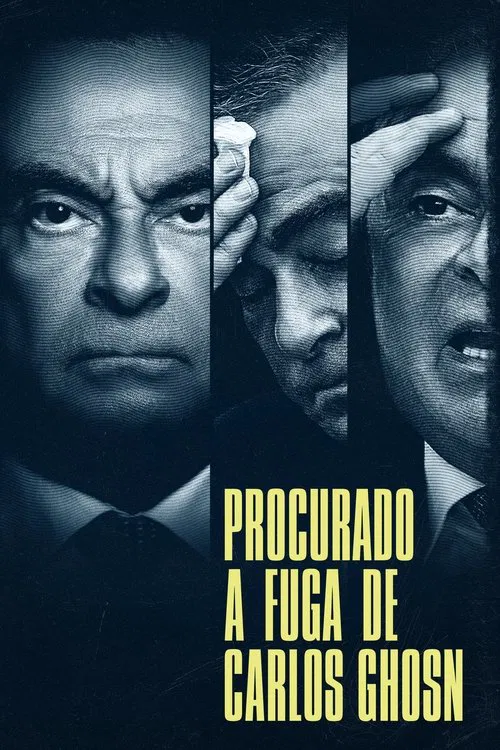 Poster da série Procurado - A Fuga de Carlos Ghosn