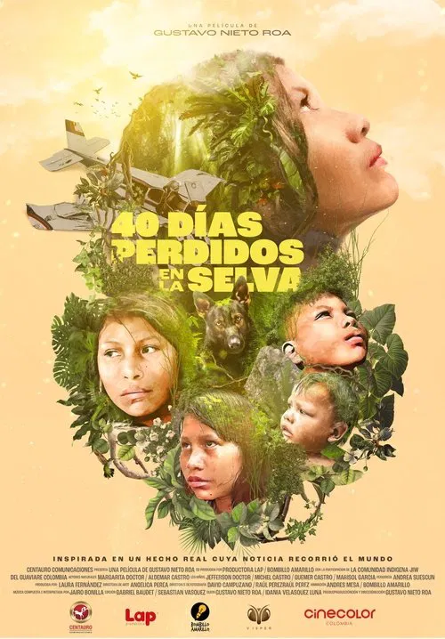 40 días perdidos en la selva movie poster