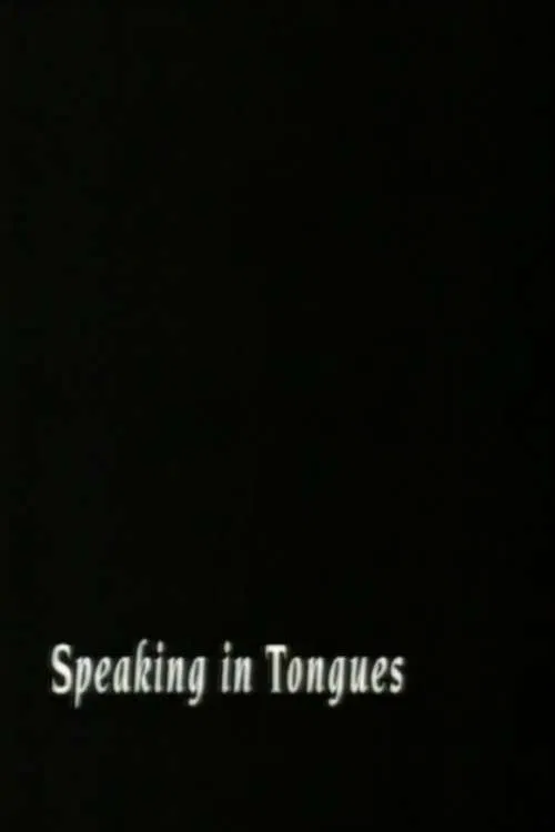 Speaking In Tongues movie poster