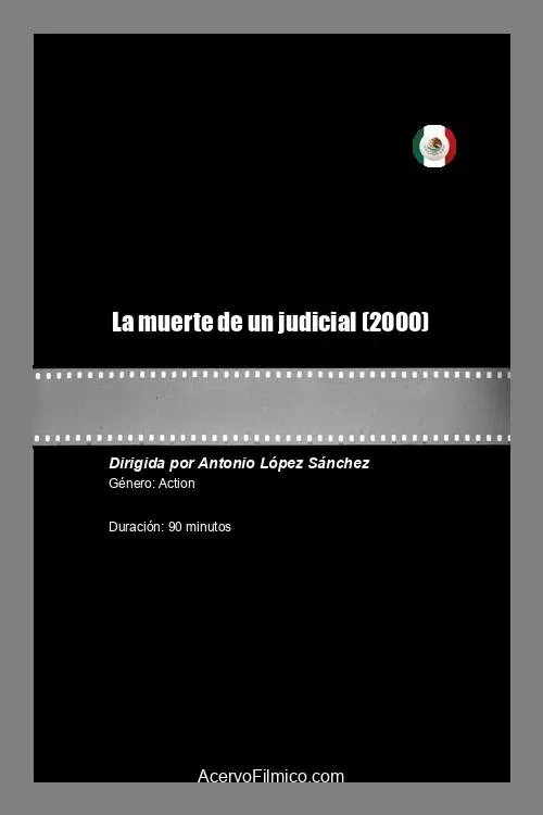 La muerte de un judicial movie poster