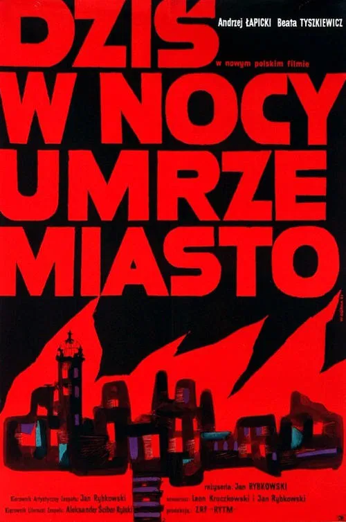 Dziś w nocy umrze miasto movie poster