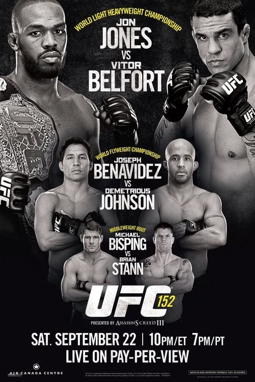 UFC 152: Jones vs. Belfort movie poster