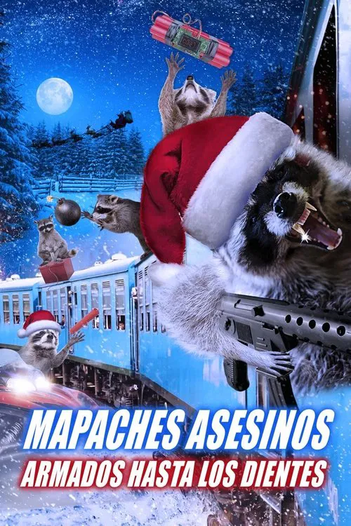 Killer Raccoons 2: Dark Christmas in the Dark movie poster