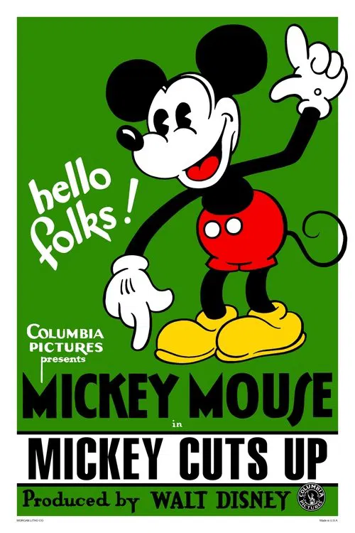 Mickey Cuts Up movie poster