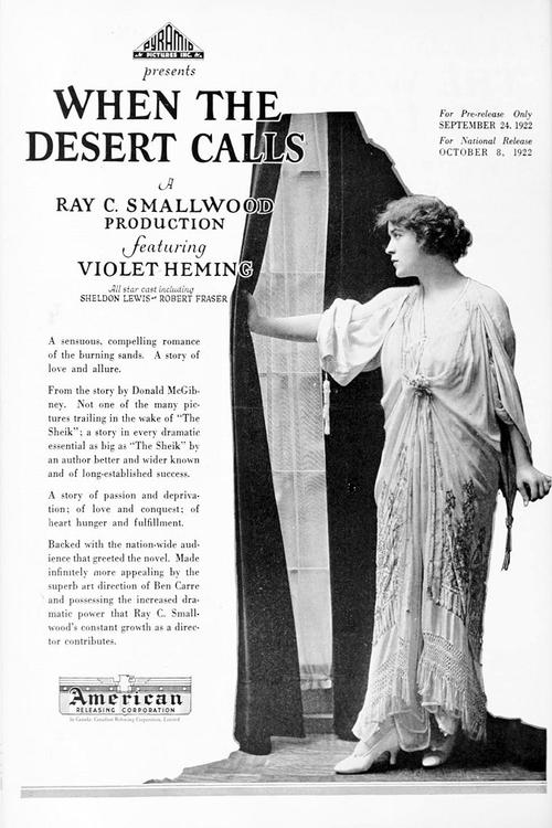 When the Desert Calls movie poster