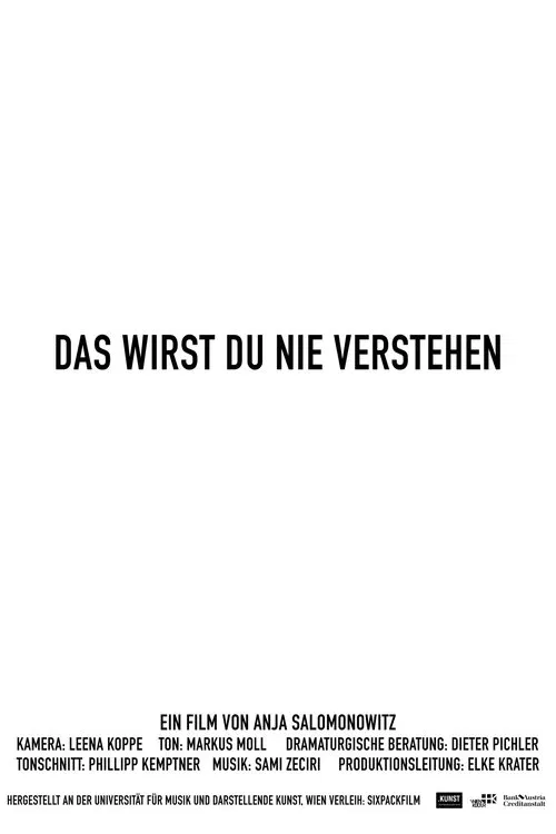 Das wirst du nie verstehen movie poster