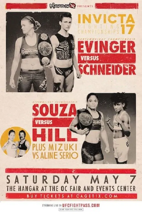 Invicta FC 17: Evinger vs. Schneider movie poster