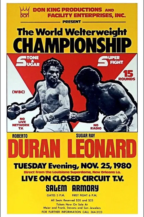 Poster do filme Roberto Duran vs. Sugar Ray Leonard II